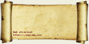 Isidor Šljivovac vizit kartica